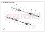 CFMOTO CFORCE 550 (CF500ATR-3) FRONT CV SHAFT - F27
