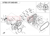 CFMOTO CFORCE 550 (CF500ATR-3) CVT CASE ASSY. - E01-3-V2