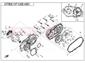 CFMOTO CFORCE 550 (CF500ATR-3) CVT CASE ASSY. - E01-3-V3