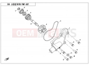 CFMOTO CFORCE 550 (CF500ATR-3) WATER PUMP ASSY. - E08