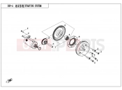 CFMOTO CFORCE 550 (CF500ATR-3) STARTING SYSTEMï¼WITHOUT RECOIL STARTï¼ - E09-A