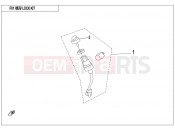 CFMOTO 2017 ATV CFORCE 550 (CF500AU-6B) LOCK KIT - F01