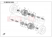 CFMOTO 2017 ATV CFORCE 550 (CF500AU-6B) FRONT WHEEL - F07