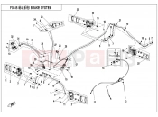 CFMOTO 2017 ATV CFORCE 550 (CF500AU-6B) BRAKE SYSTEM(LH,SUMITOMO PLUG) - F08-B