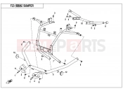 CFMOTO 2017 ATV CFORCE 550 (CF500AU-6B) BUMPER - F23
