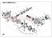 CFMOTO 2017 ATV CFORCE 550 (CF500AU-6B) FRONT AXLE - F31-B