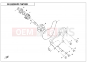 CFMOTO 2017 ATV CFORCE 550 (CF500AU-6B) WATER PUMP ASSY - E08