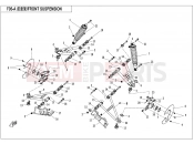 CFMOTO CFORCE 500 (CF500AU-6L) FRONT SUSPENSION - F05-A
