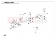 CFMOTO CFORCE 500 (CF500AU-6L) TOWBAR(SPLIT TYPE) - F40-B