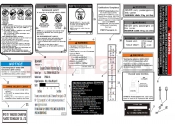 CFMOTO CFORCE 500 (CF500AU-6L) WARNING DECALS(CANADA 2018) - F19-2-D-V2