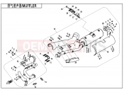 CFMOTO 2021 ATV CFORCE 500 (CF500AU-6L) MUFFLER - F02-V2