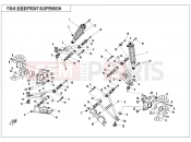 CFMOTO 2021 ATV CFORCE 500 (CF500AU-6L) FRONT SUSPENSION(US) - F05-B