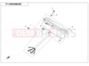 CFMOTO 2021 ATV CFORCE 500 (CF500AU-6L) DASHBOARD - F17