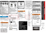 CFMOTO 2021 ATV CFORCE 500 (CF500AU-6L) WARNING DECALS(NA) - F19-2-C-V2