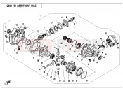 CFMOTO 2021 ATV CFORCE 500 (CF500AU-6L) FRONT AXLE - F31-A
