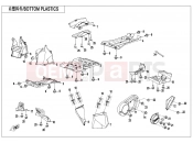 CFMOTO CFORCE 520 (CF500AU-7A) BOTTOM PLASTICS - F04-4-V1