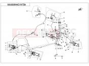 CFMOTO 2020 ATV CFORCE 520 (CF500AU-7A) BRAKE SYSTEM(LH,ASSEMBLED,ORDINARY) - F08-A