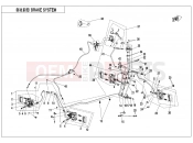 CFMOTO 2020 ATV CFORCE 520 (CF500AU-7A) BRAKE SYSTEM(RH,SPLIT) - F08-D