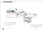 CFMOTO 2020 ATV CFORCE 520 (CF500AU-7A) HAND GUARD - F10-3-V3