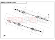 CFMOTO 2020 ATV CFORCE 520 (CF500AU-7A) FRONT CV SHAFT - F27