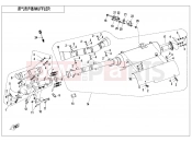 CFMOTO 2021 ATV CFORCE 520 (CF500AU-7A) MUFFLER - F02-V2