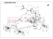 CFMOTO 2021 ATV CFORCE 520 (CF500AU-7A) BRAKE SYSTEM(LH,SPLIT) - F08-B