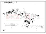 CFMOTO 2021 ATV CFORCE 520 (CF500AU-7A) HAND GUARD - F10-3-V4