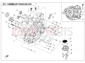 CFMOTO CFORCE 520 (CF500AU-7C) LEFT CRANKCASE ASSY - E01-1-V1