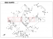 CFMOTO CFORCE 520 (CF500AU-7C) BUMPER - F23