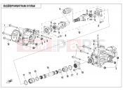 CFMOTO CFORCE 520 (CF500AU-7C) DRIVETRAIN SYSTEM - F30