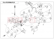 CFMOTO CFORCE 520 (CF500AU-7L) MUFFLER(EURO) - F02-A