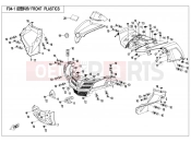 CFMOTO CFORCE 520 (CF500AU-7L) FRONT PLASTICS - F04-1