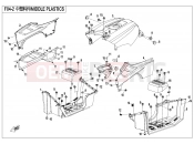 CFMOTO CFORCE 520 (CF500AU-7L) MIDDLE PLASTICS - F04-2