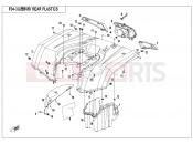 CFMOTO CFORCE 520 (CF500AU-7L) REAR PLASTICS - F04-3