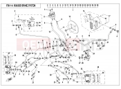 CFMOTO CFORCE 520 (CF500AU-7L) BRAKE SYSTEM - F08-1-A