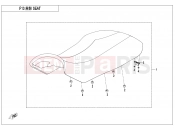 CFMOTO CFORCE 520 (CF500AU-7L) SEAT - F13