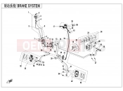 CFMOTO CFORCE 520 (CF500AU-7L) BRAKE SYSTEM - F08-1-C-V3(ç¾è§)
