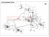 CFMOTO CFORCE 520 (CF500AU-7LF) BRAKE SYSTEM(LH,ASSEMBLED,ORDINARY) - F08-1-A