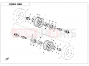CFMOTO CFORCE 520 (CF500AU-7LF) REAR WHEEL - F11