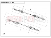 CFMOTO CFORCE 520 (CF500AU-7LF) FRONT CV SHAFT - F27