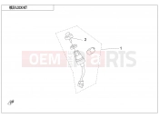 CFMOTO 2022 ATV CFORCE 520 (CF500AU-7LF) LOCK KIT - F01