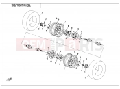 CFMOTO 2022 ATV CFORCE 520 (CF500AU-7LF) FRONT WHEEL - F07