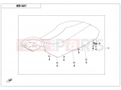 CFMOTO 2022 ATV CFORCE 520 (CF500AU-7LF) SEAT - F13