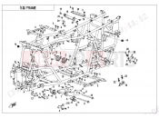 CFMOTO 2021 ATV CFORCE 520 (CF500AU-7SF) FRAME - F03-V2