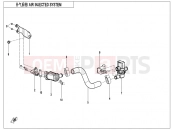CFMOTO 2024 ATV CFORCE 520 (CF500AU-9L) AIR INJECTED SYSTEM - F00-3