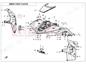 CFMOTO 2024 ATV CFORCE 520 (CF500AU-9L) FRONT PLASTICS - F04-2