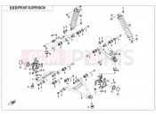 CFMOTO 2024 ATV CFORCE 520 (CF500AU-9L) FRONT SUSPENSION - F05