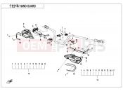 CFMOTO 2024 ATV CFORCE 520 (CF500AU-9L) HAND GUARD - F10-3