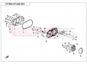 CFMOTO 2024 ATV CFORCE 520 (CF500AU-9L) CVT CASE ASSY. - E01-3-V2