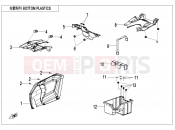 CFMOTO CFORCE 625 (CF600ATR-2S [T3b] ) BOTTOM PLASTICS - F04-8